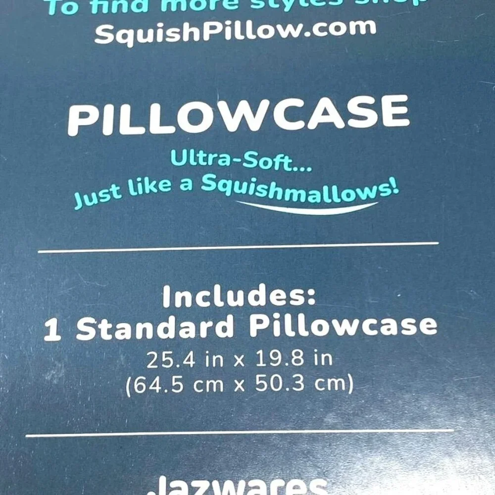 SquishPillow Standard Pillowcase Microplush Winter Theme Ultra Soft Comfort  B41